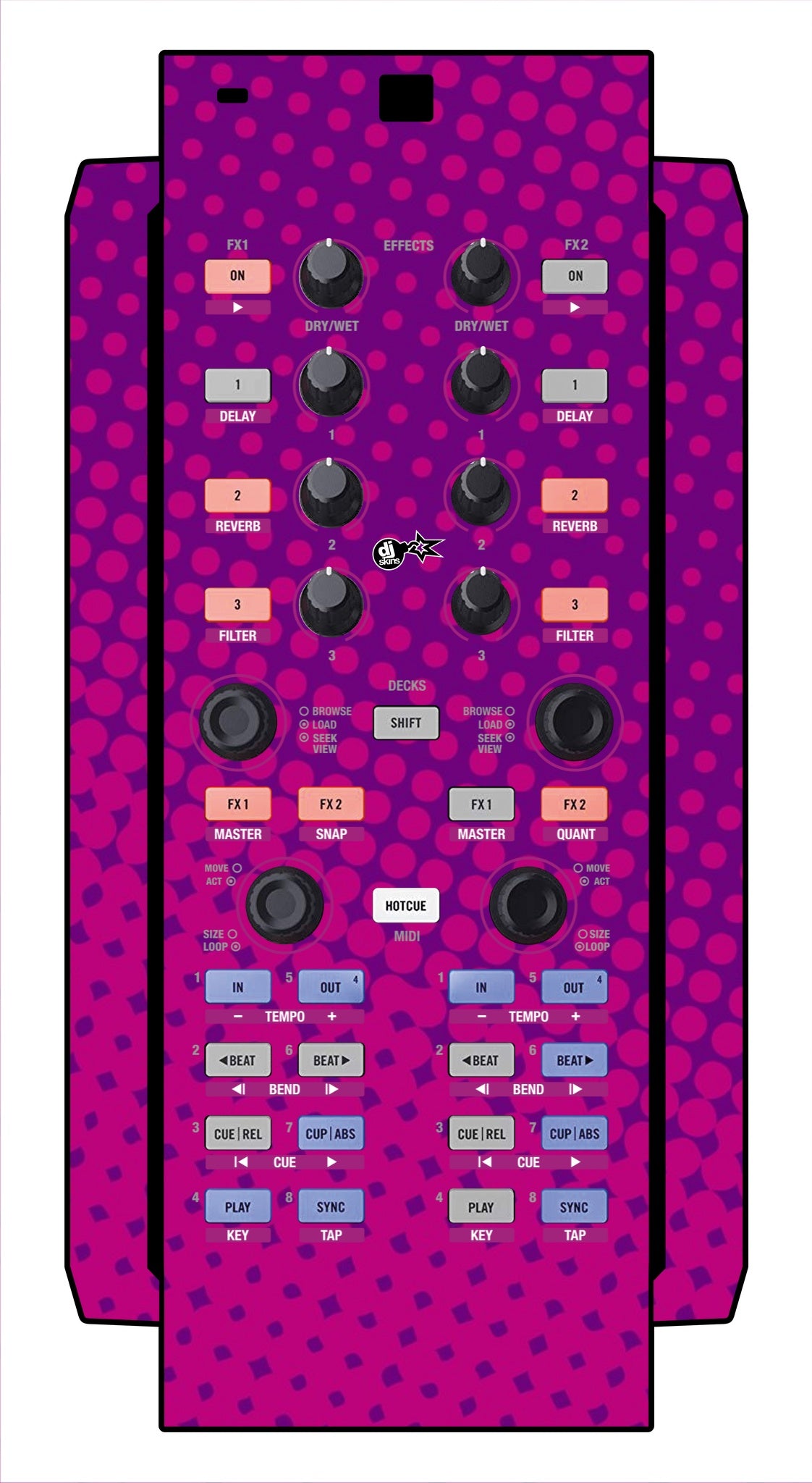 Native Instruments X1 Skin Gradienter Purple