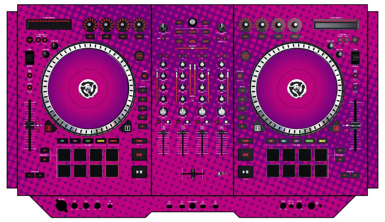 Numark NS 7 II Skin Gradienter Purple