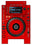 Pioneer DJ CDJ 900 NEXUS Skin Gradienter Red