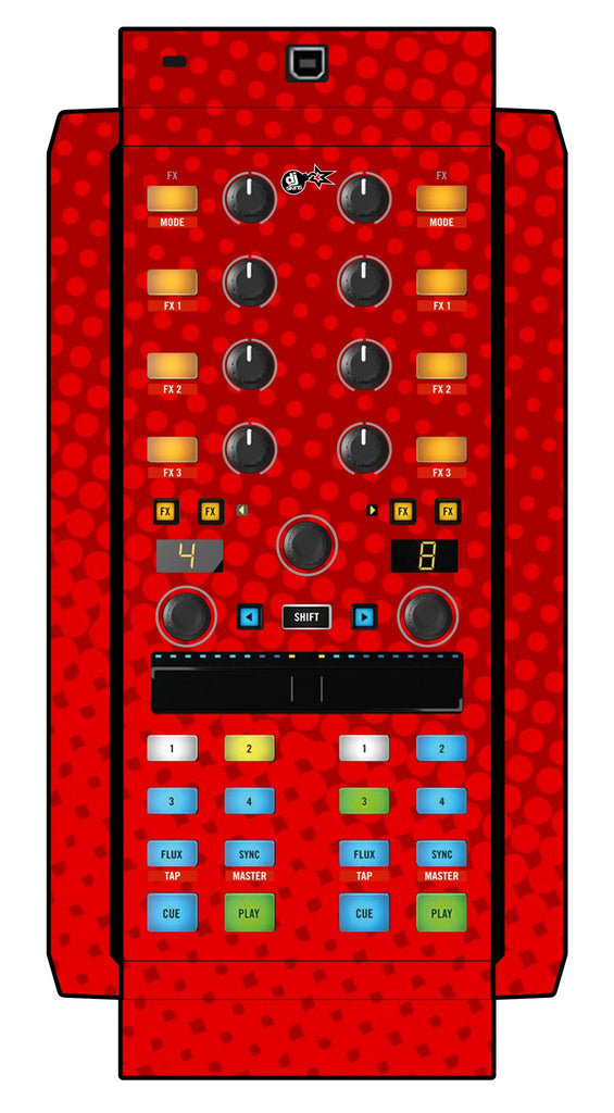 Native Instruments X1 MK2 Skin Gradienter Red