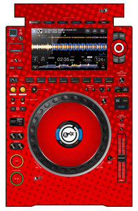 Pioneer DJ CDJ 3000 Skin Gradienter Red