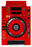 Pioneer DJ CDJ 900 Skin Gradienter Red
