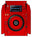 Pioneer DJ XDJ 1000 Skin Gradienter Red