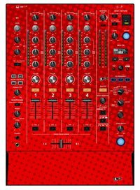 Pioneer DJ DJM 750 MK2 Skin Gradienter Red