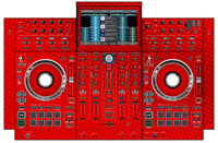 Denon DJ PRIME 4 Skin Gradienter Red