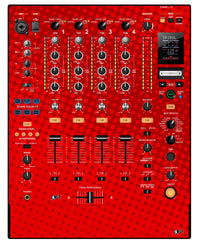Pioneer DJ DJM 900 NEXUS Skin Gradienter Red