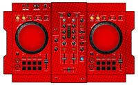 Pioneer DJ DDJ 400 Skin Gradienter Red