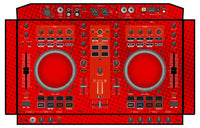 Denon DJ MC 4000 Skin Gradienter Red