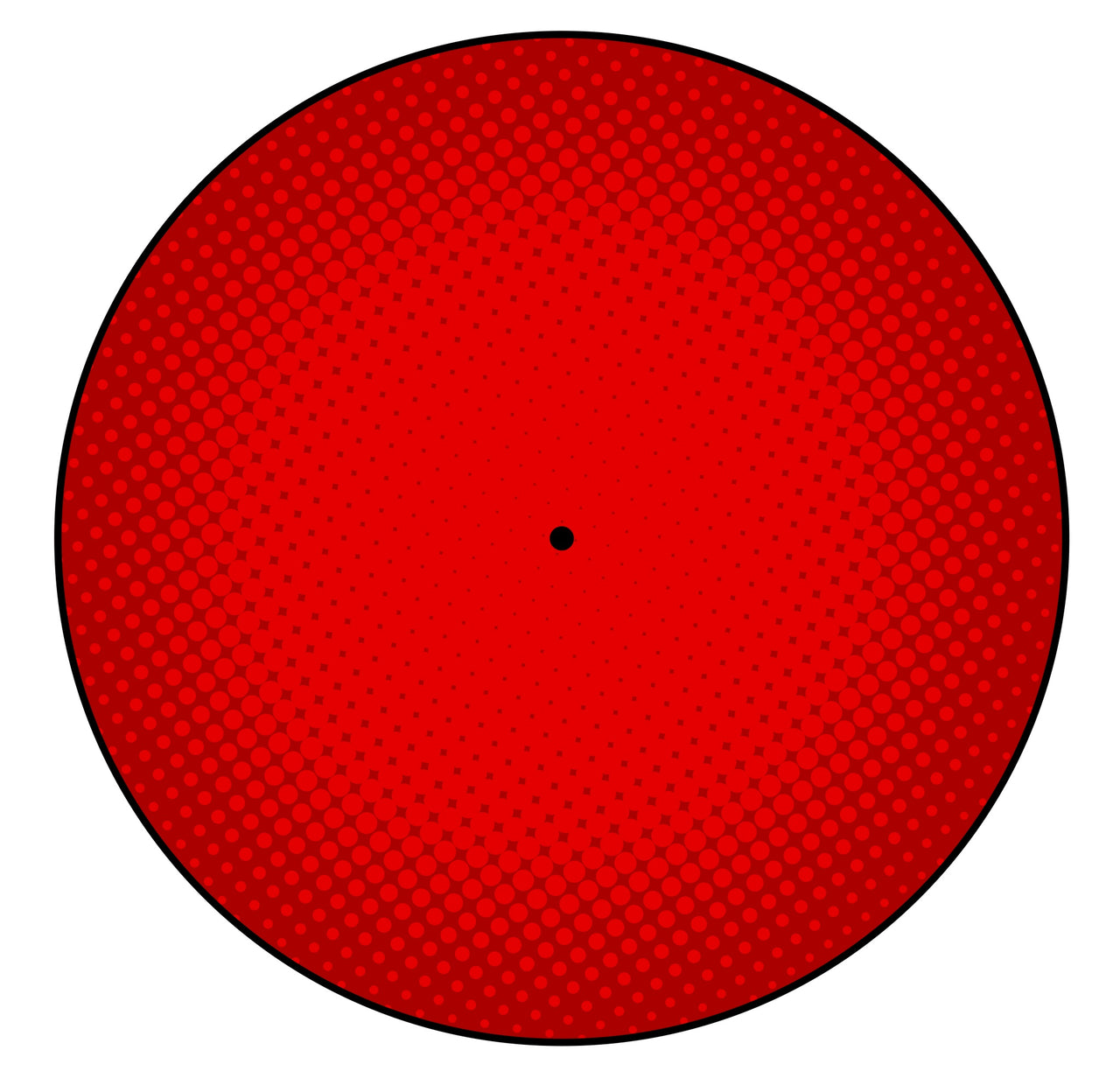 Universal Slipmat 12 Inch Skin Gradienter Red