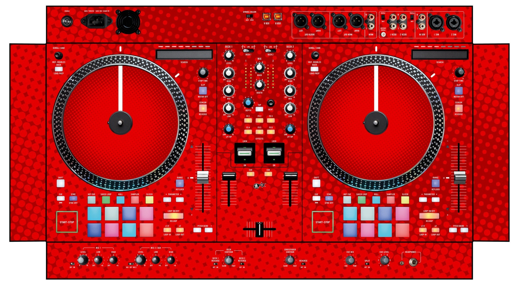 Rane ONE Skin Gradienter Red