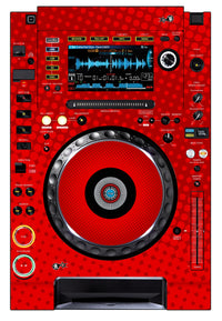Pioneer DJ CDJ 2000 NEXUS Skin Gradienter Red
