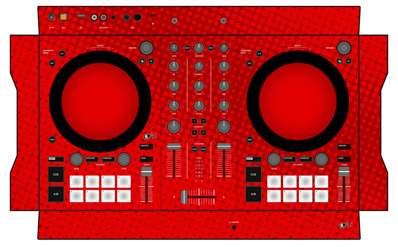 Native Instruments S2 MK3 Skin Gradienter Red