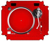 Technics 1200 / 1210 MK2 Skin Gradienter Red
