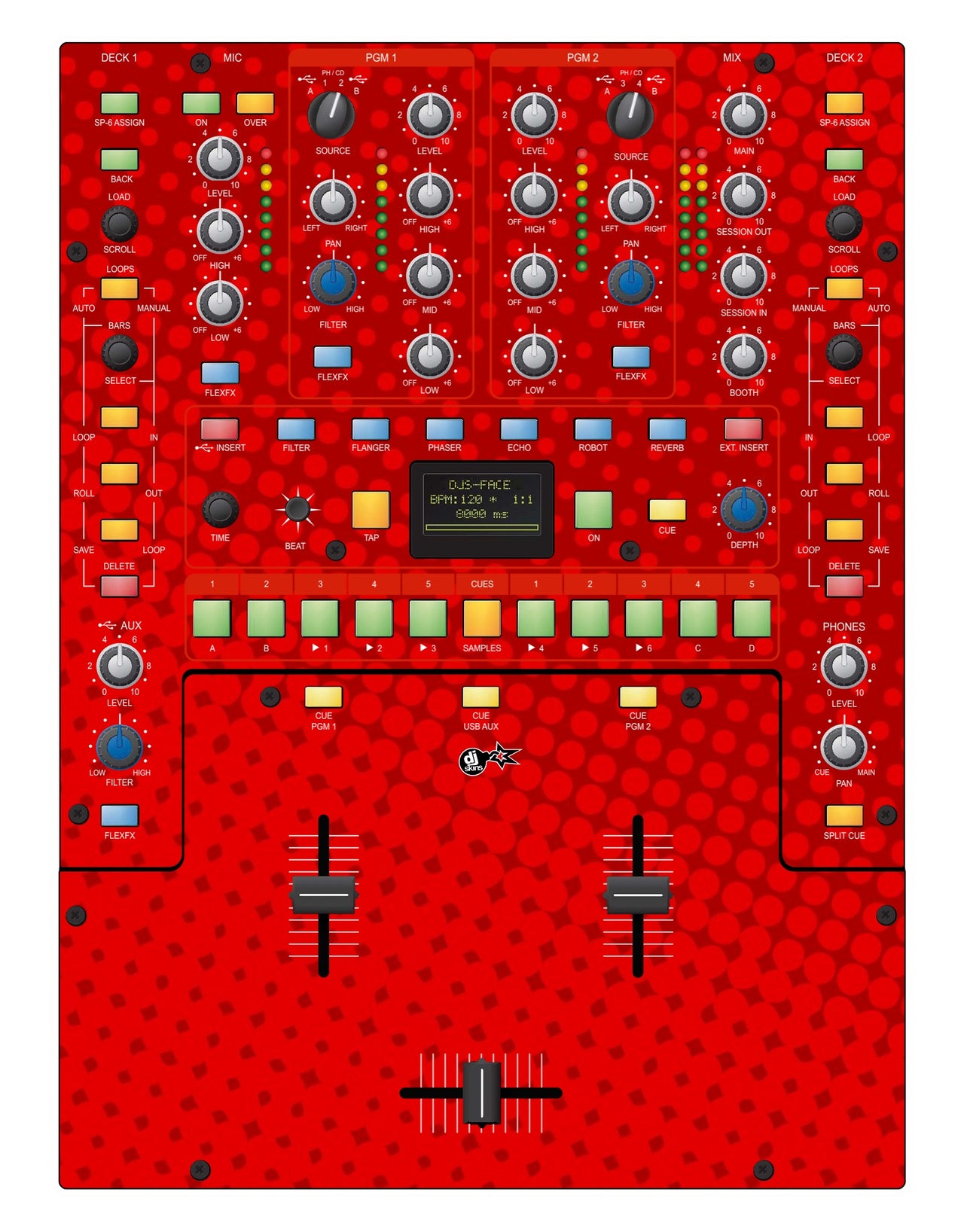 Rane 62 Skin Gradienter Red