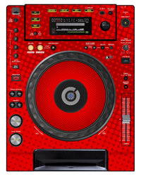 Pioneer DJ CDJ 850 Skin Gradienter Red