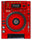 Pioneer DJ CDJ 850 Skin Gradienter Red