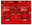 Denon DJ MC 6000 Skin Gradienter Red