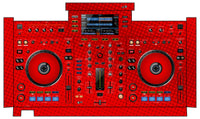 Pioneer DJ XDJ RX Skin Gradienter Red