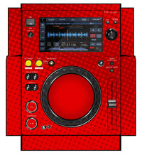 Pioneer DJ XDJ 700 Skin Gradienter Red