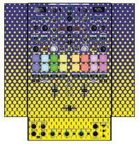 Reloop Elite Skin Gradienter Straight Lila / Gelb