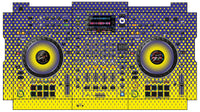 Pioneer DJ XDJ XZ Skin Gradienter Straight Lila / Gelb