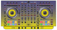 Pioneer DJ DDJ SX Skin Gradienter Straight Lila / Gelb