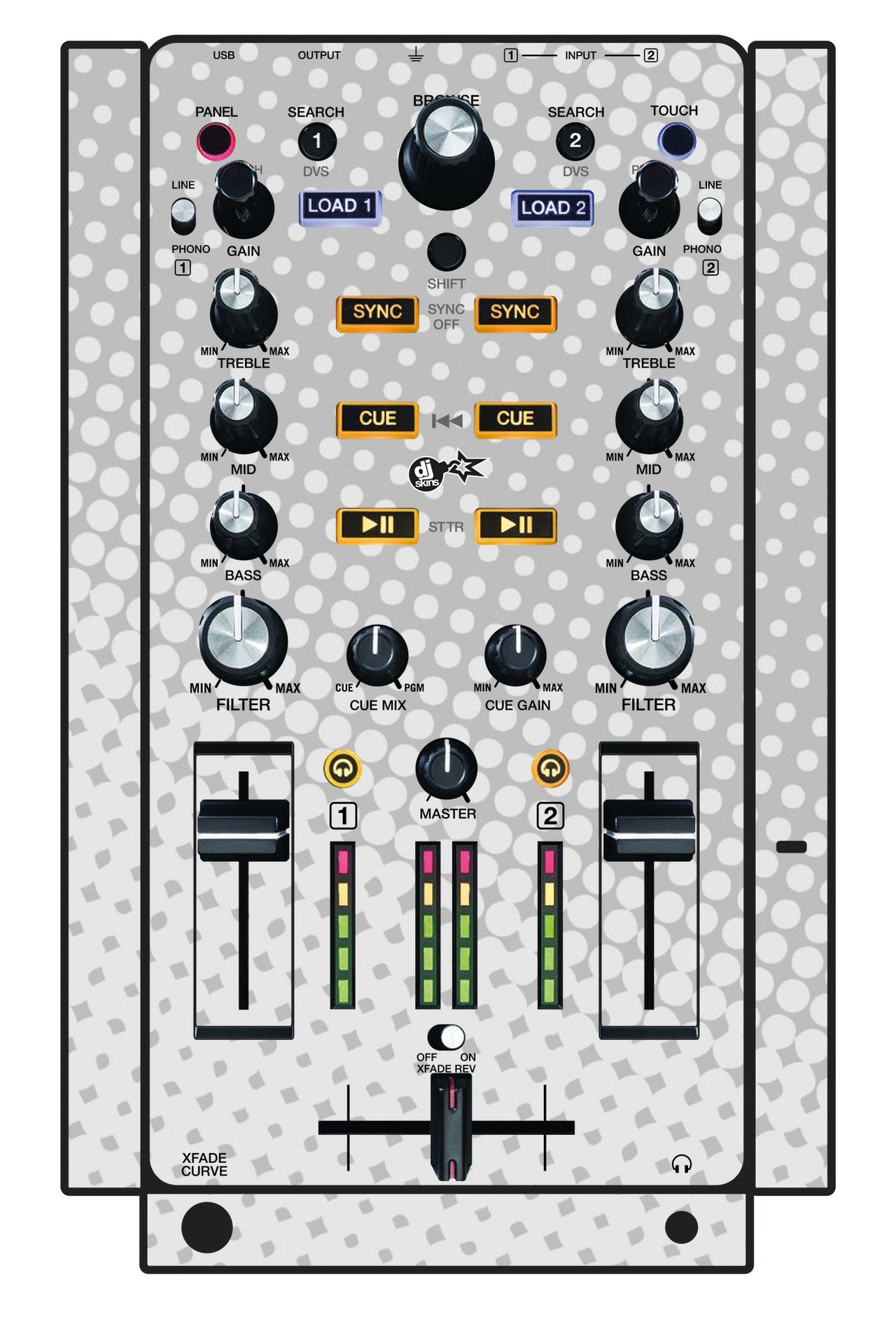 Akai Pro AMX Skin Gradienter White