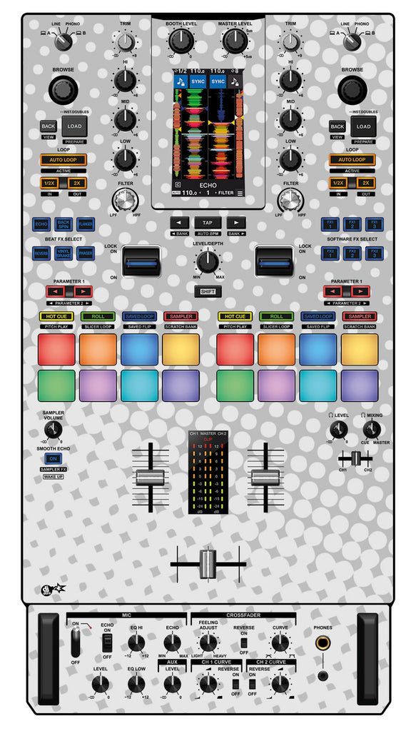 Pioneer DJ DJM S11 Skin Gradienter White