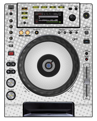 Pioneer DJ CDJ 850 Skin Gradienter White