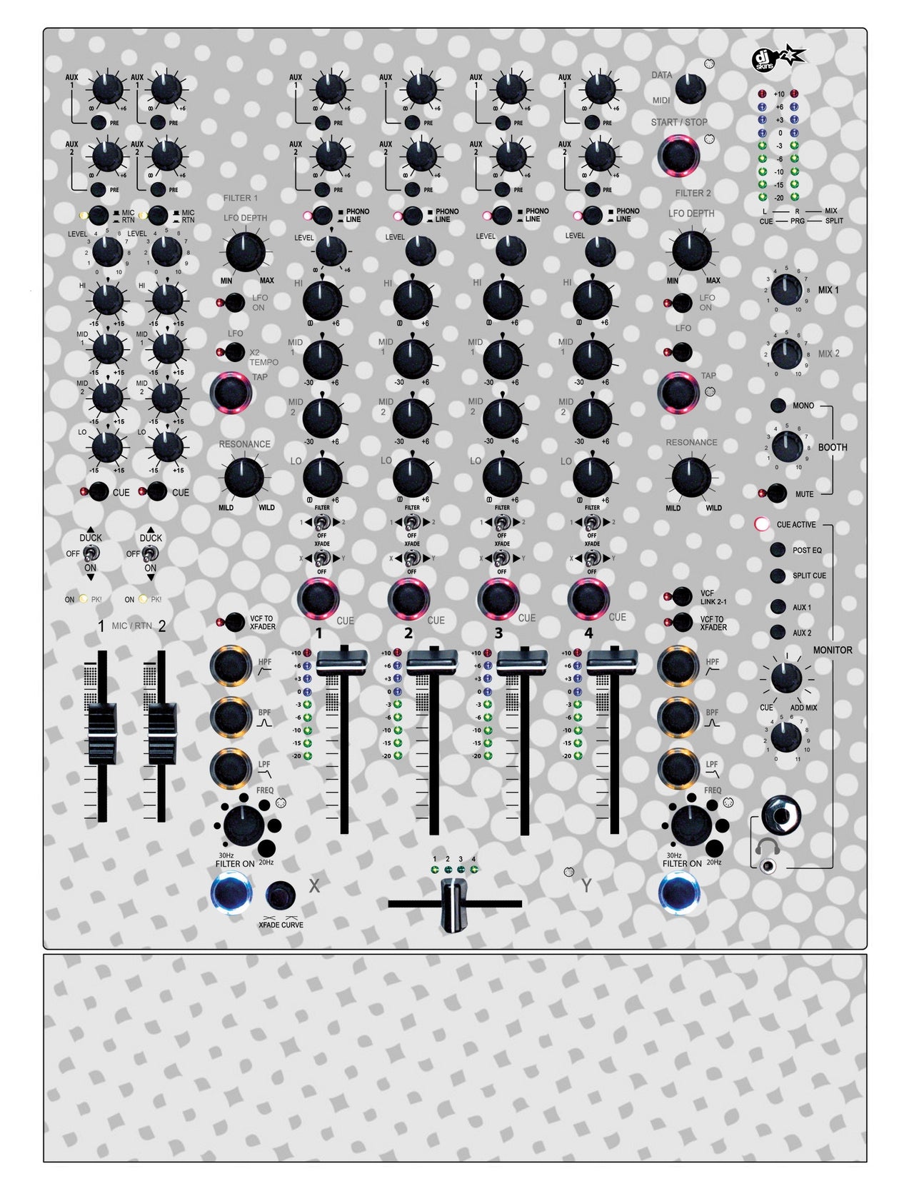 Allen and Heath XONE 92 Skin Gradienter White