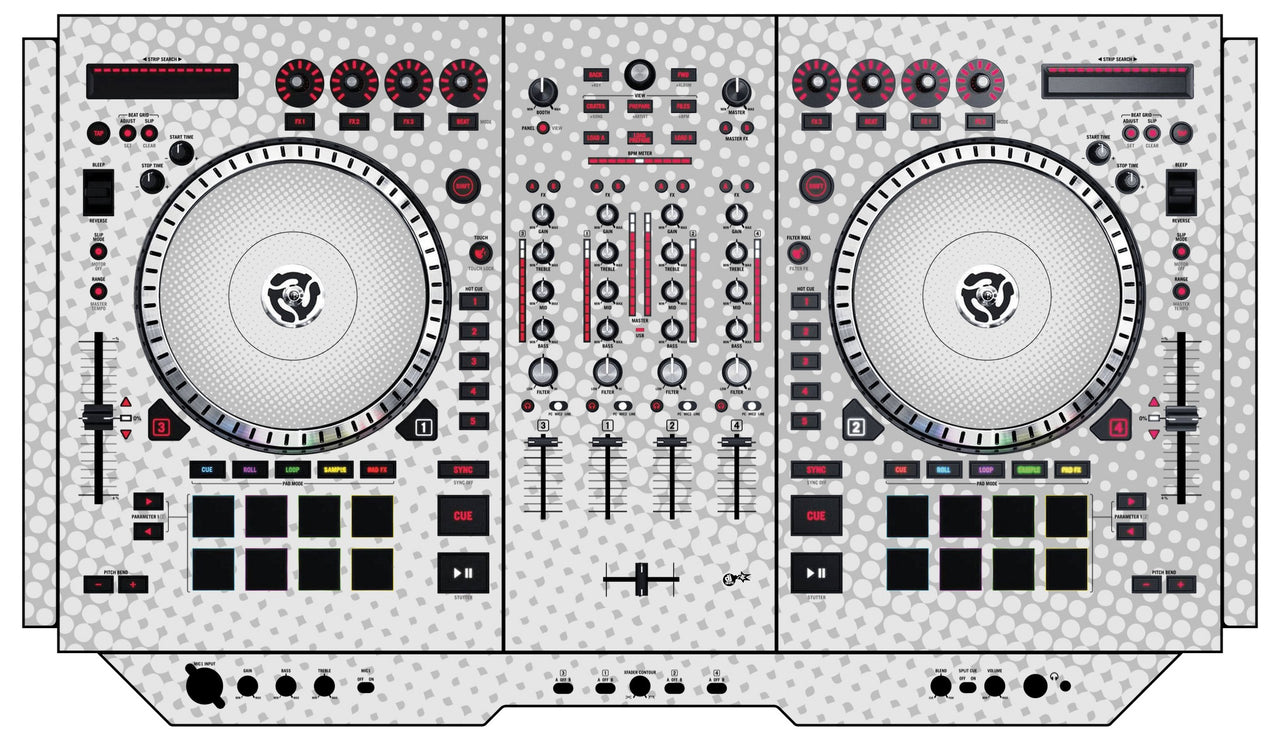 Numark NS 7 II Skin Gradienter White
