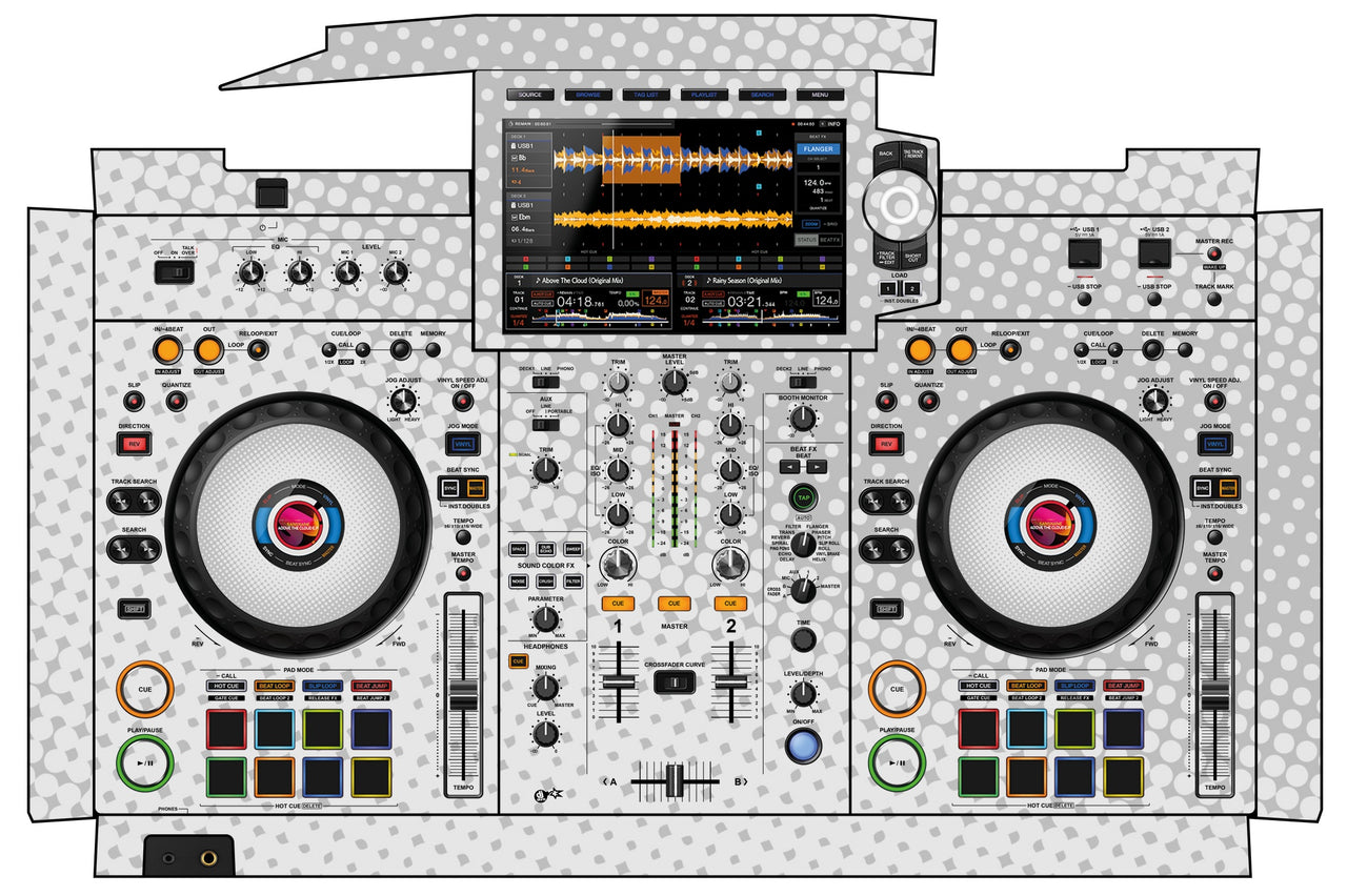Pioneer DJ XDJ RX 3 Skin Gradienter White