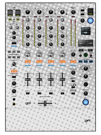 Pioneer DJ DJM 900 NEXUS 2 Skin Gradienter White