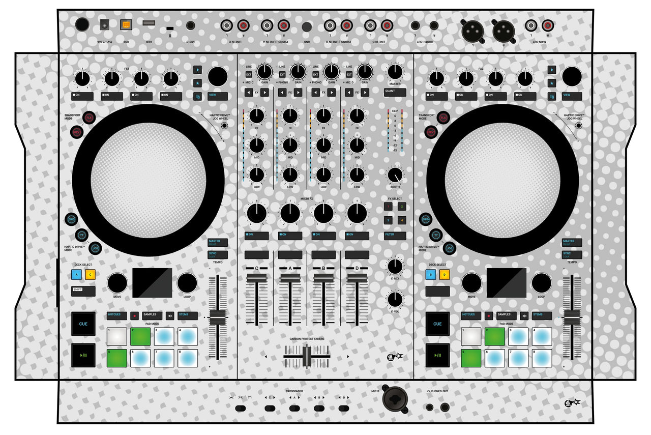 Native Instruments S4 MK3 Skin Gradienter White