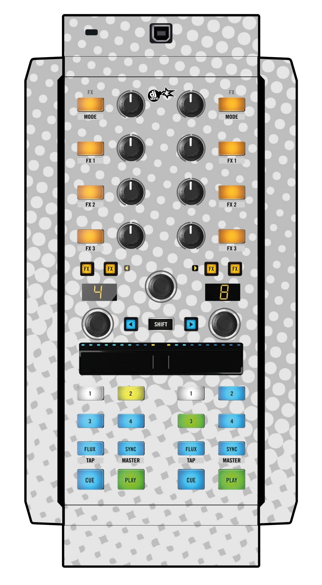 Native Instruments X1 MK2 Skin Gradienter White