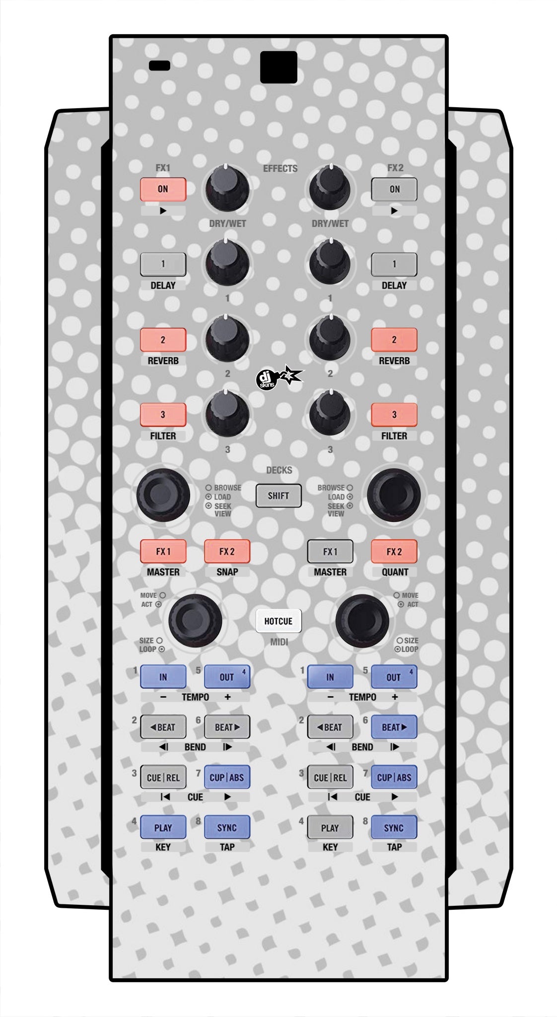 Native Instruments X1 Skin Gradienter White