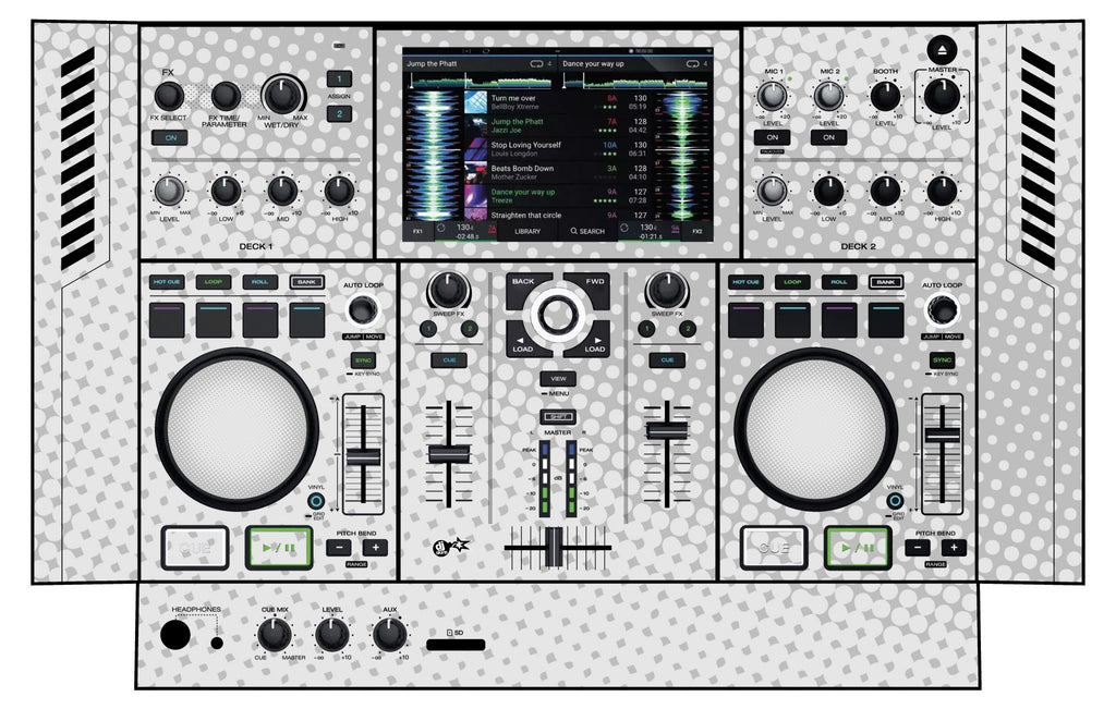 Denon DJ PRIME GO Skin Gradienter White