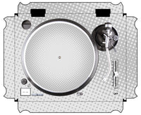 Technics 1200 / 1210 MK2 Skin Gradienter White