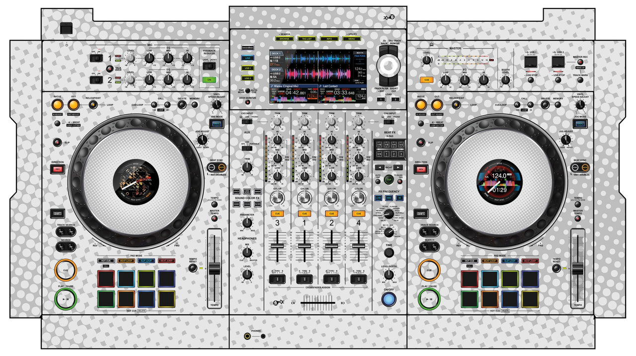 Pioneer DJ XDJ XZ Skin Gradienter White