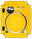 Technics 1200 / 1210 MK5 VERTICAL Skin Gradienter Yellow