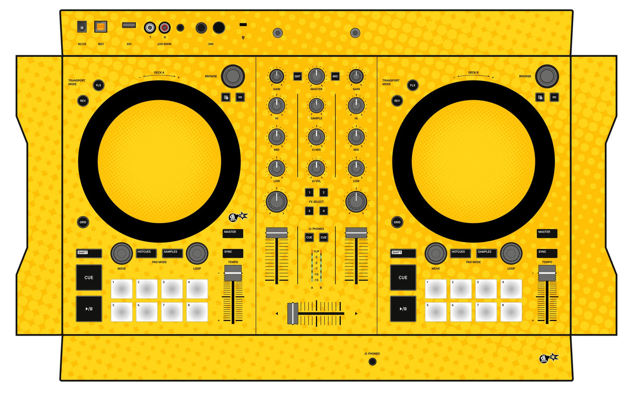 Native Instruments S2 MK3 Skin Gradienter Yellow