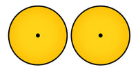 Universal Vinyl Labelsticker (10.2 cm - REGULAR) Skin Gradienter Yellow