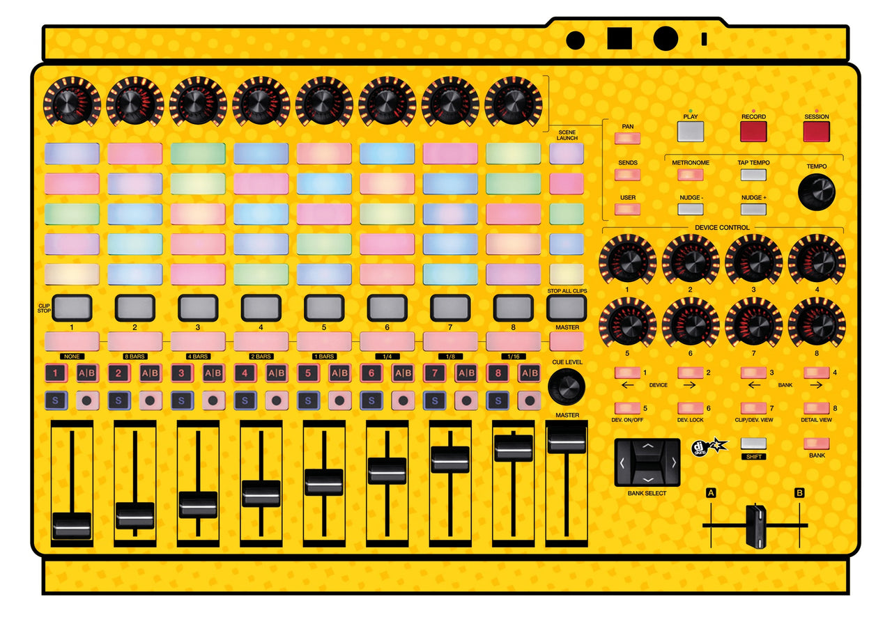 Akai Pro APC 40 MK2 Skin Gradienter Yellow