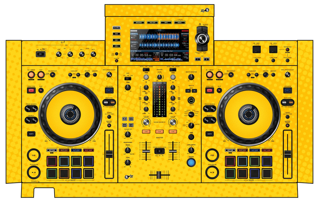 Pioneer DJ XDJ RX 2 Skin Gradienter Yellow