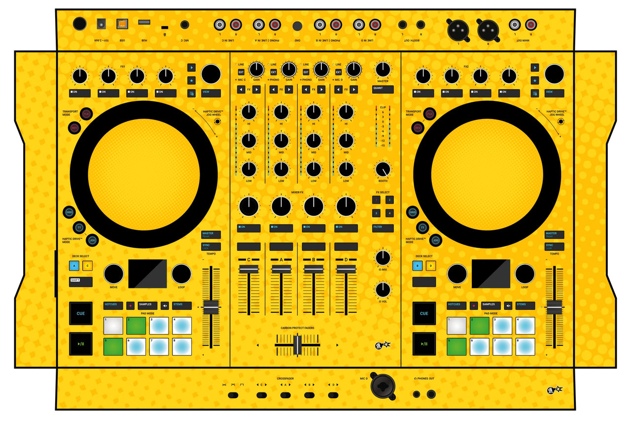 Native Instruments S4 MK3 Skin Gradienter Yellow