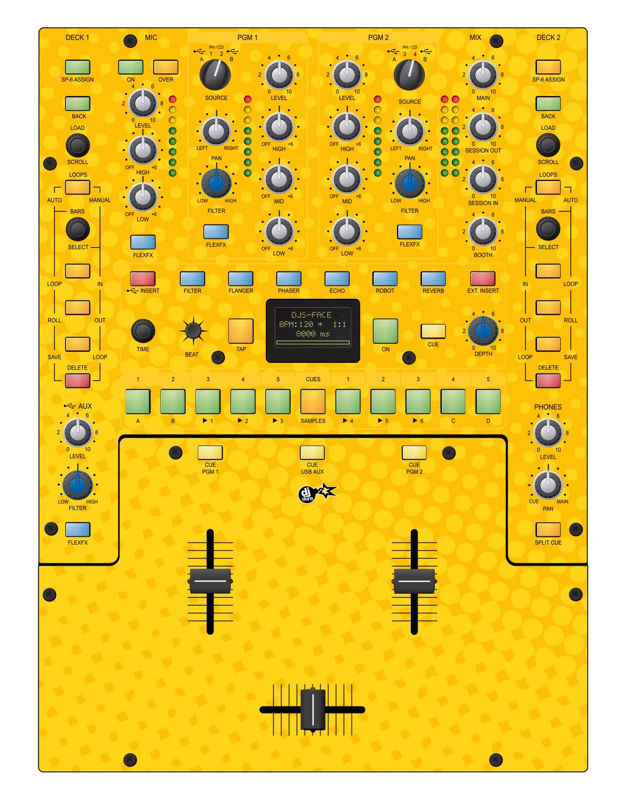 Rane 62 Skin Gradienter Yellow