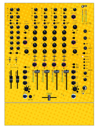 Allen and Heath XONE 92 Skin Gradienter Yellow