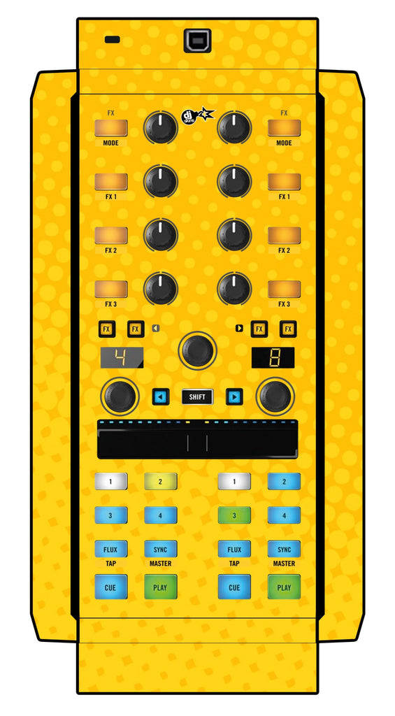Native Instruments X1 MK2 Skin Gradienter Yellow