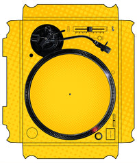 Technics 1200 / 1210 MK7 VERTICAL Skin Gradienter Yellow