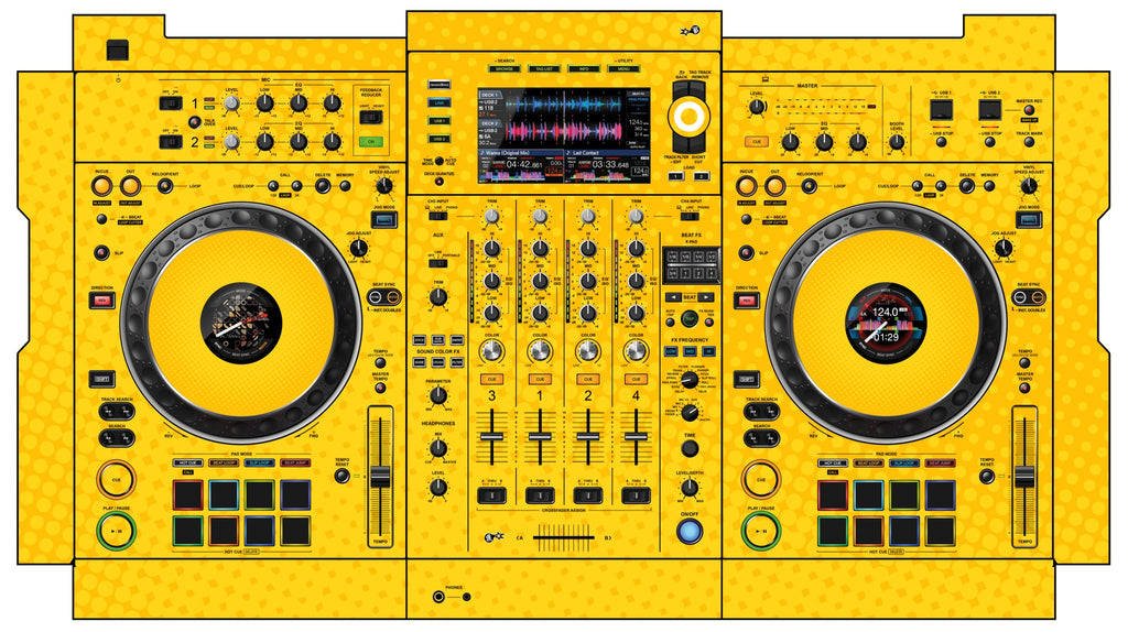Pioneer DJ XDJ XZ Skin Gradienter Yellow